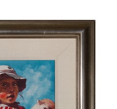 Figure féminine latino-persuvienne, portrait de moutons de culture péruvienne, réalisme couleur signé