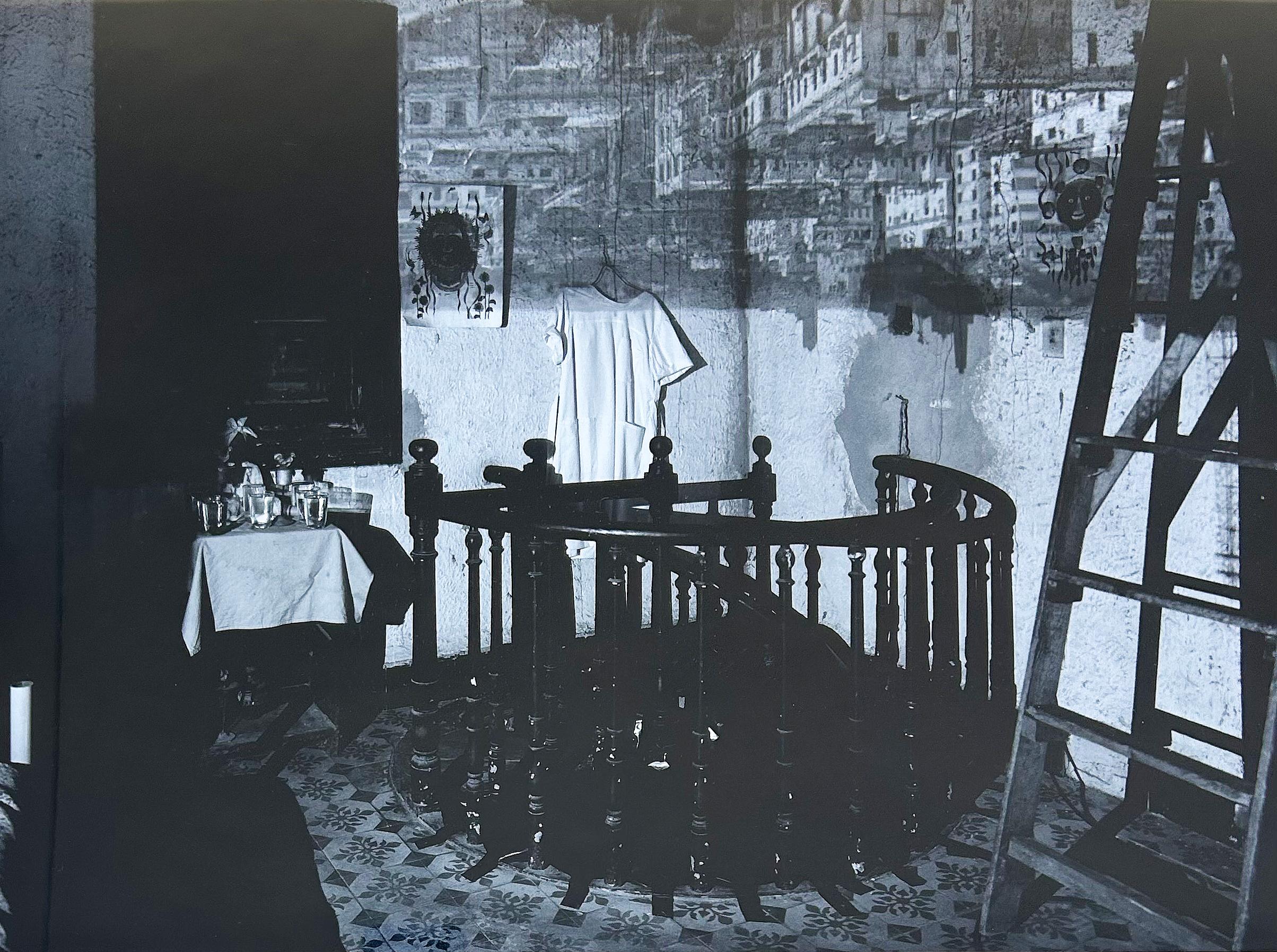 Abelardo Morell Cuban Camera Obscura Silver Gelatin Print, signed, 2002 In Good Condition For Sale In Miami, FL
