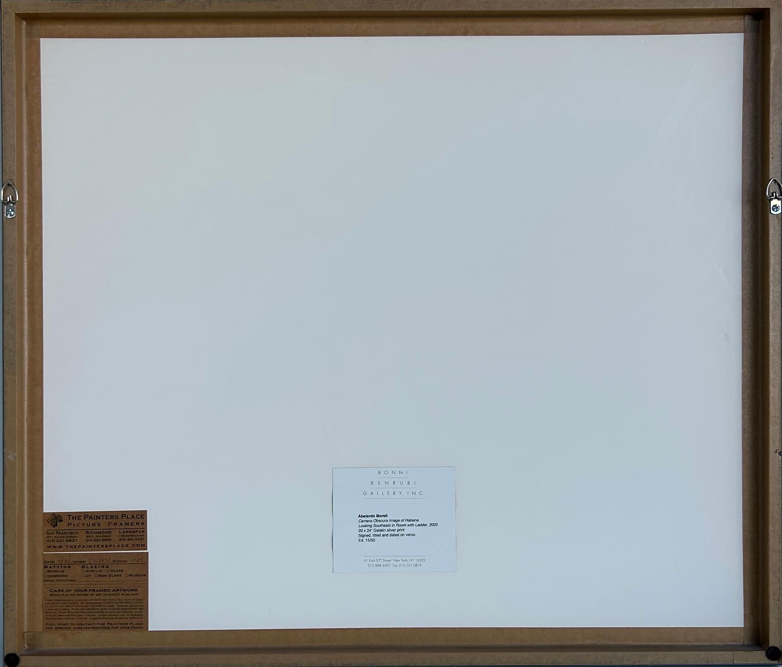 Abelardo Morell Cuban Camera Obscura Silver Gelatin Print, signed, 2002 For Sale 1