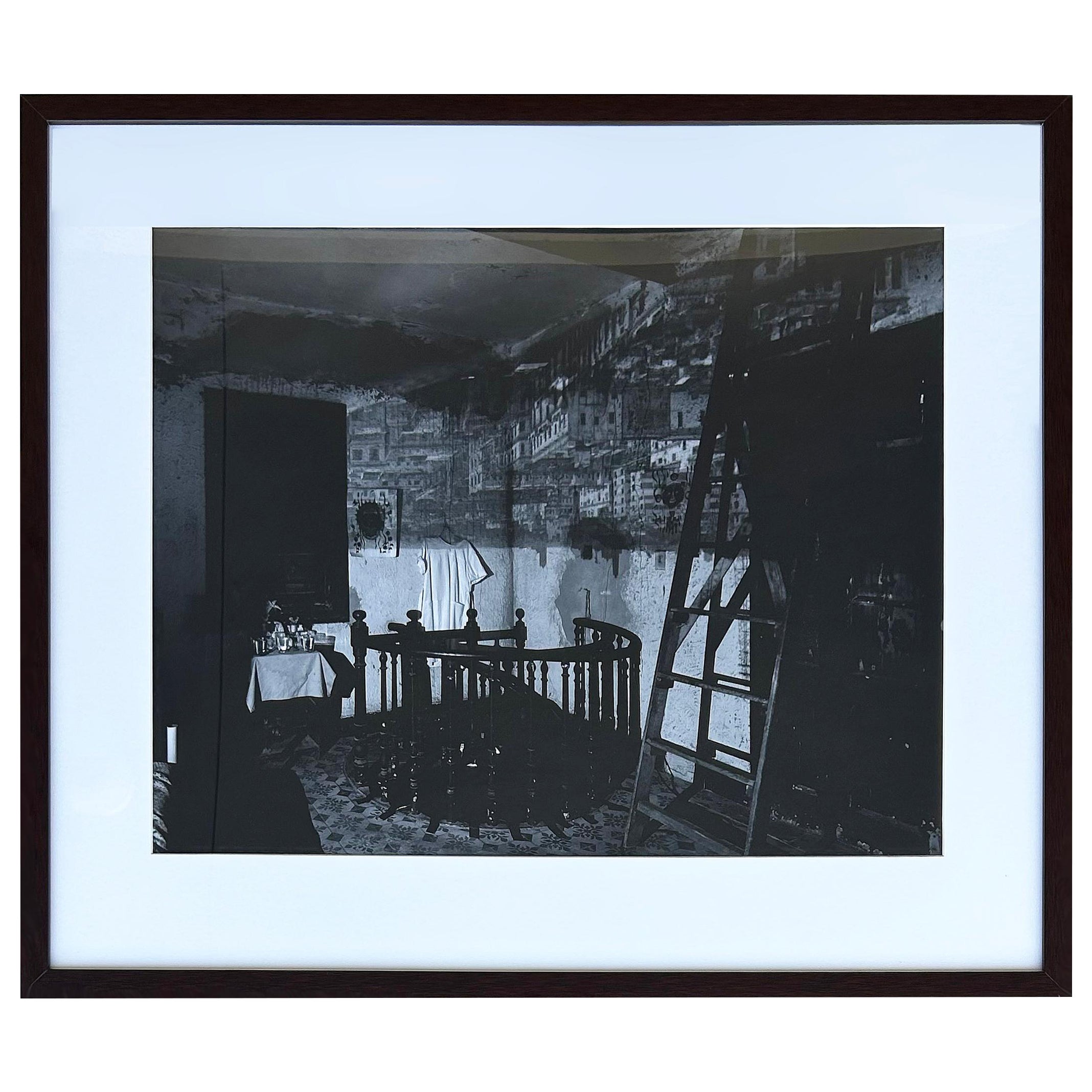 Abelardo Morell Cuban Camera Obscura Silver Gelatin Print, signed, 2002 For Sale