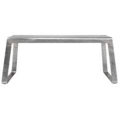 Jonathan Nesci: „Bench in Hot-Dipped“ aus verziertem Stahlblech