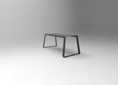 Bench in Powder Coated Steel Plate by Jonathan Nesci