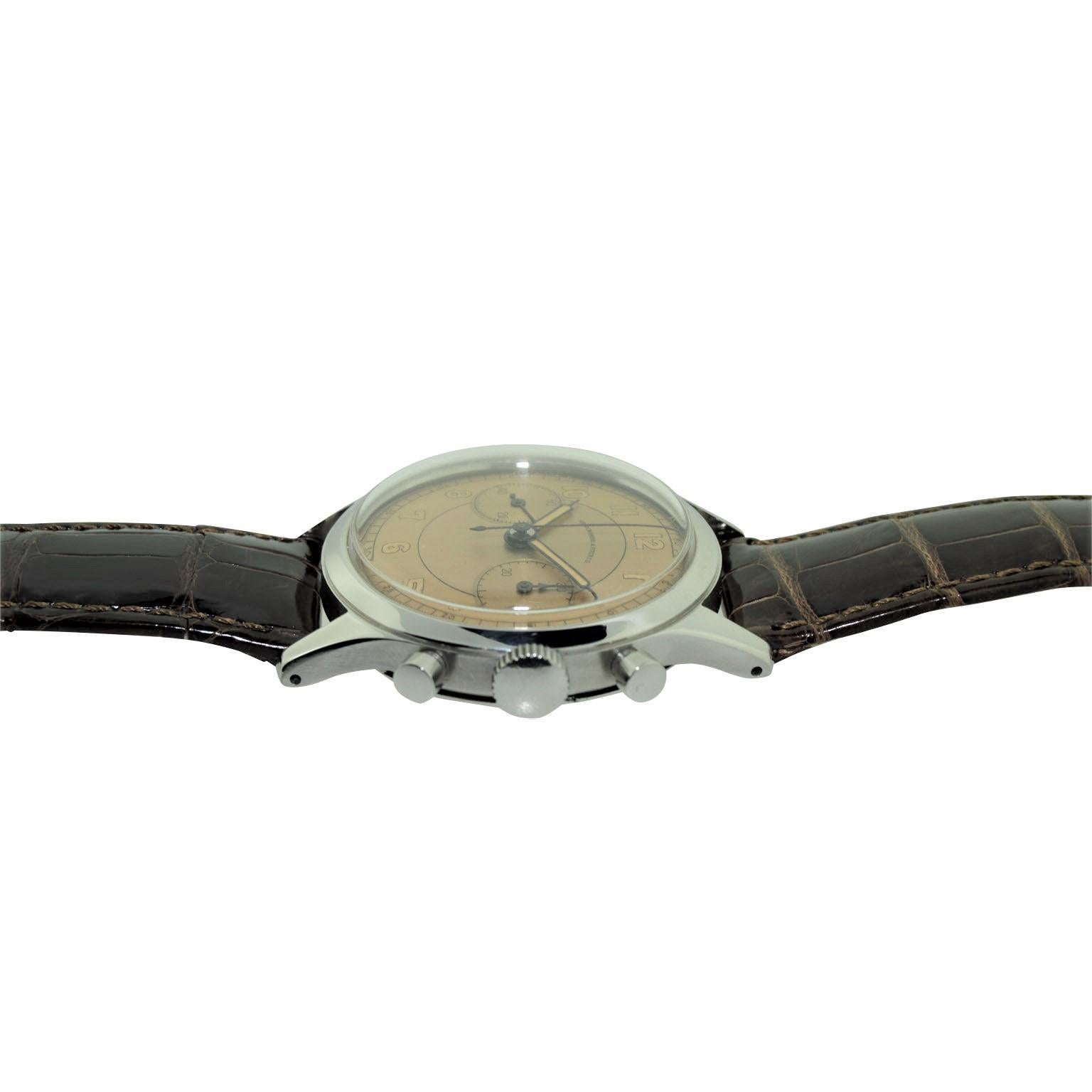 oversized chronograph watch