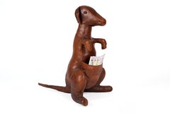 Abercrombie & Fitch 1940s Omersa Kangaroo in Brown Leather