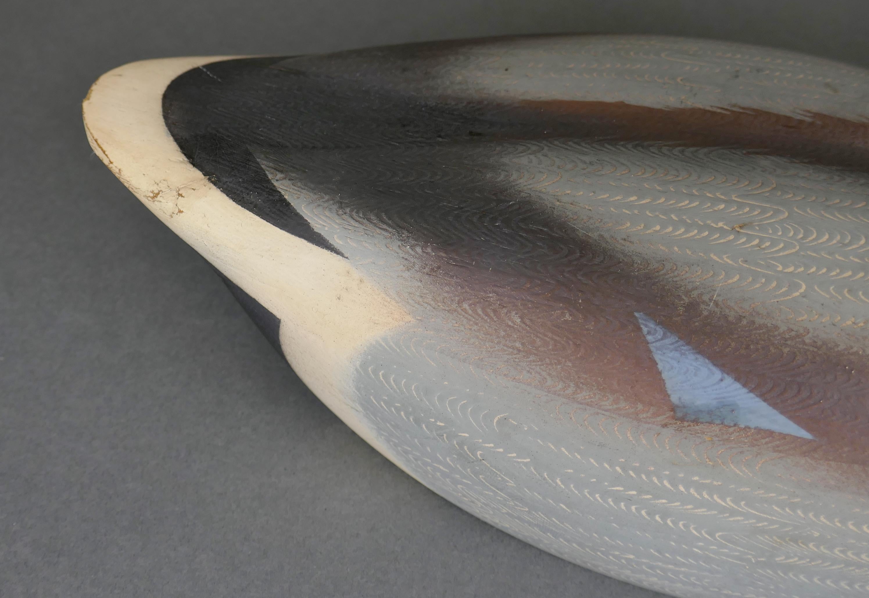 Abercrombie & Fitch Appelant de chasse au canard colvert peint et sculpté à la main en vente 4