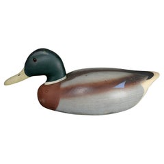 Abercrombie & Fitch Hand geschnitzt und gemalt Mallard Drake Ente Jagd Decoy Abercrombie & Fitch Hand geschnitzt und gemalt Mallard Drake Ente Jagd Decoy