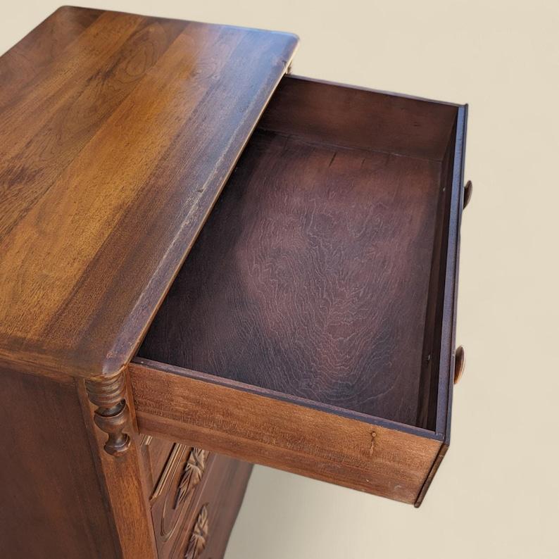 Unknown Abernathy Furniture Co. Dresser Solid Walnut, Early American, Traditional