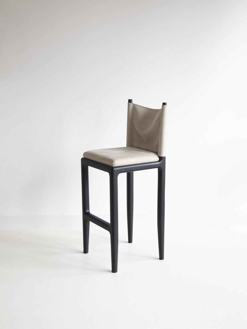 Contemporary Abi Bar Stool by Van Rossum For Sale