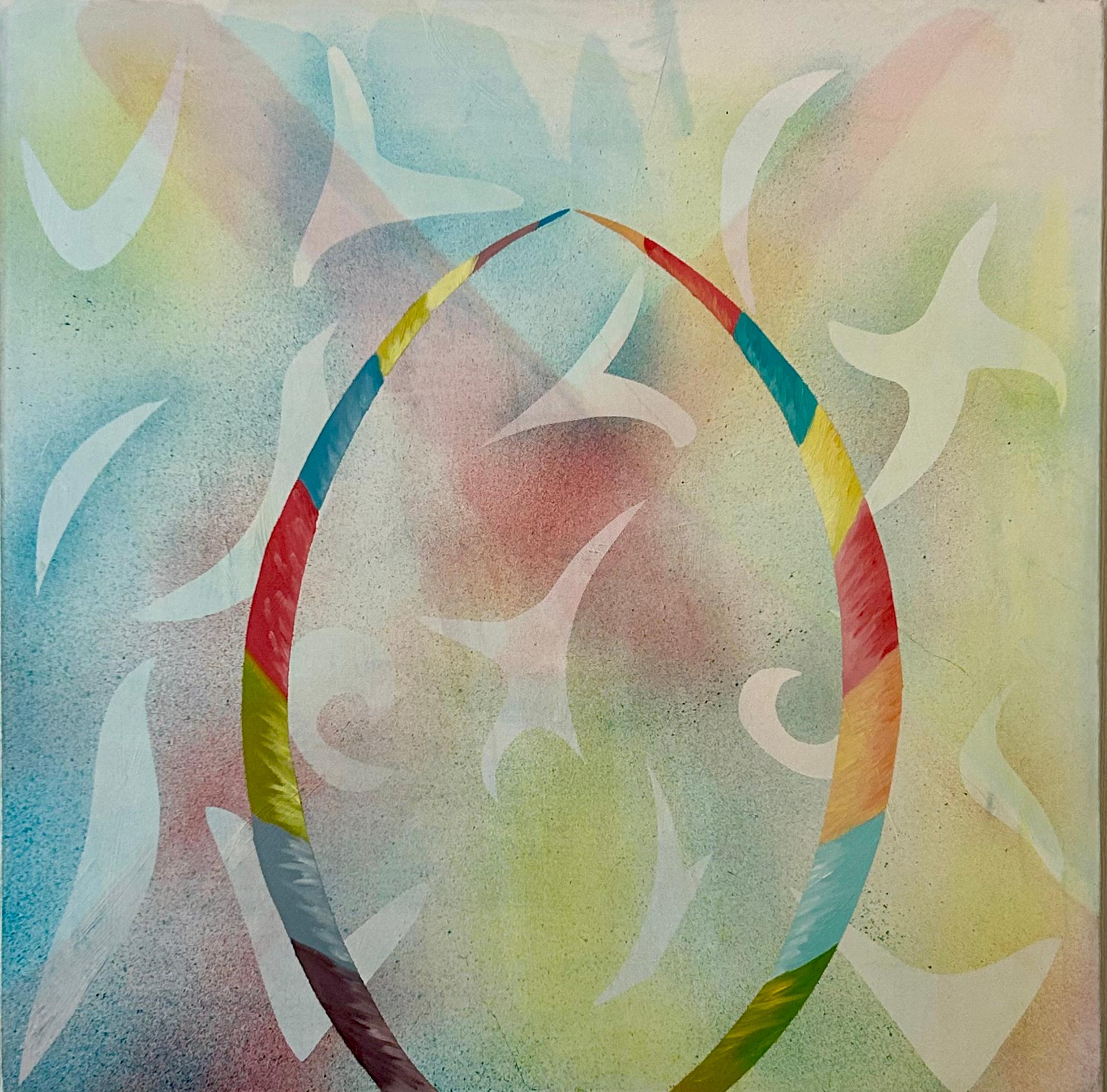 Bud - Painting Abstracto de Abi Kremer