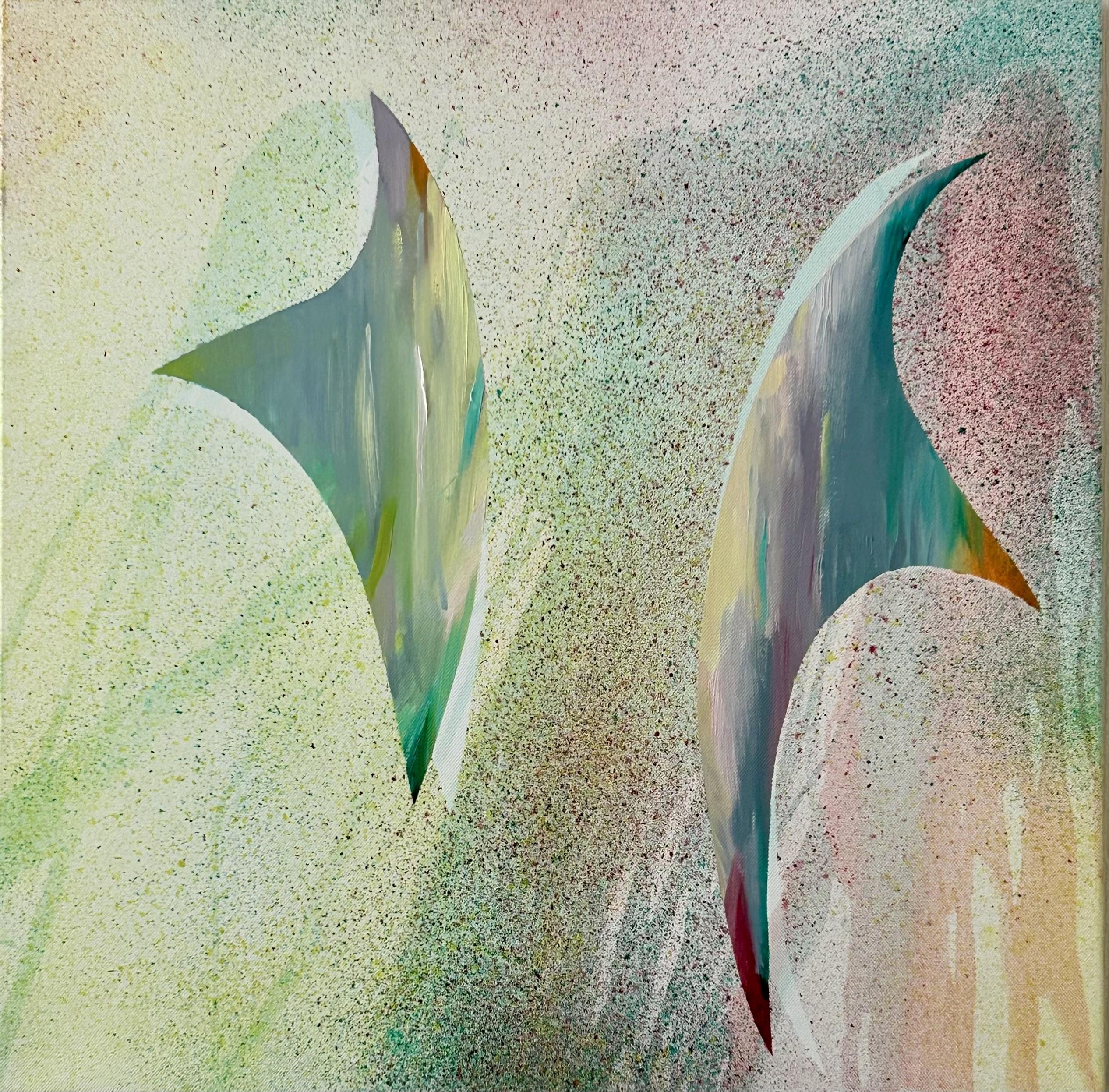 Flusso 3 - Painting Astratto di Abi Kremer