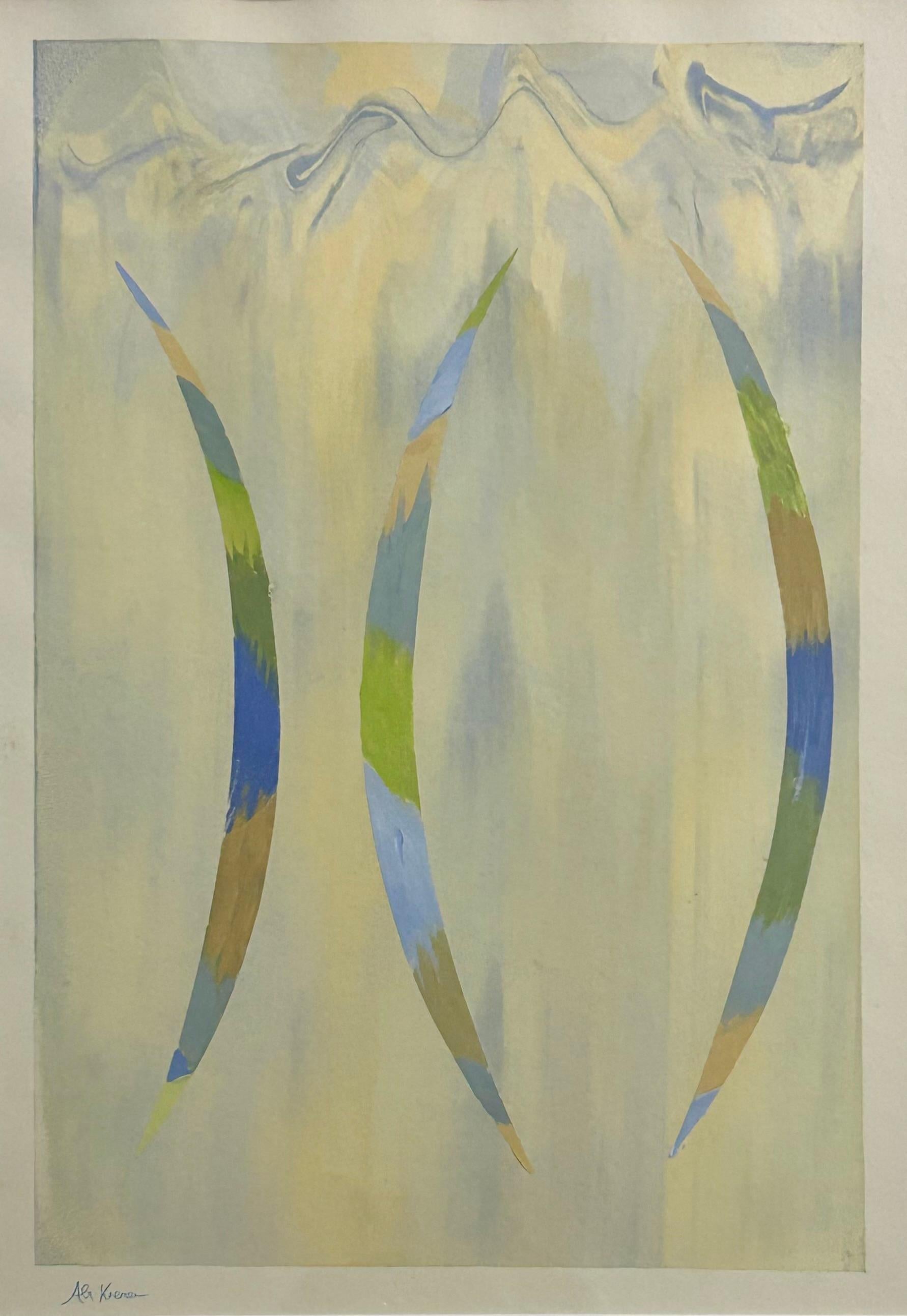 Holton Lee Druck Serie 1 Nr.5 (Abstrakt), Painting, von Abi Kremer