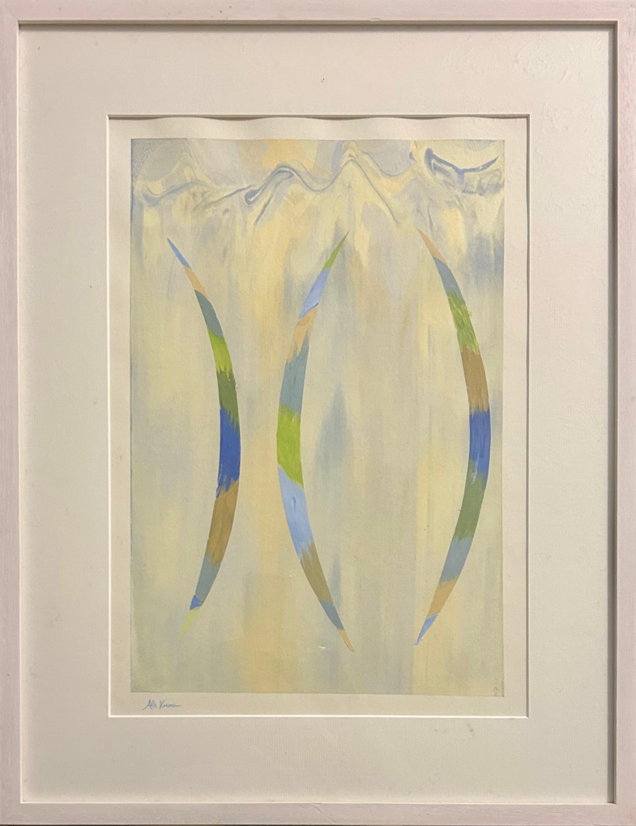 Abi Kremer Abstract Painting – Holton Lee Druck Serie 1 Nr.5