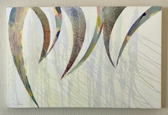 Kami 5 Abstract Painting, Oil on Canvas, Circa 2000-2009, Unframed