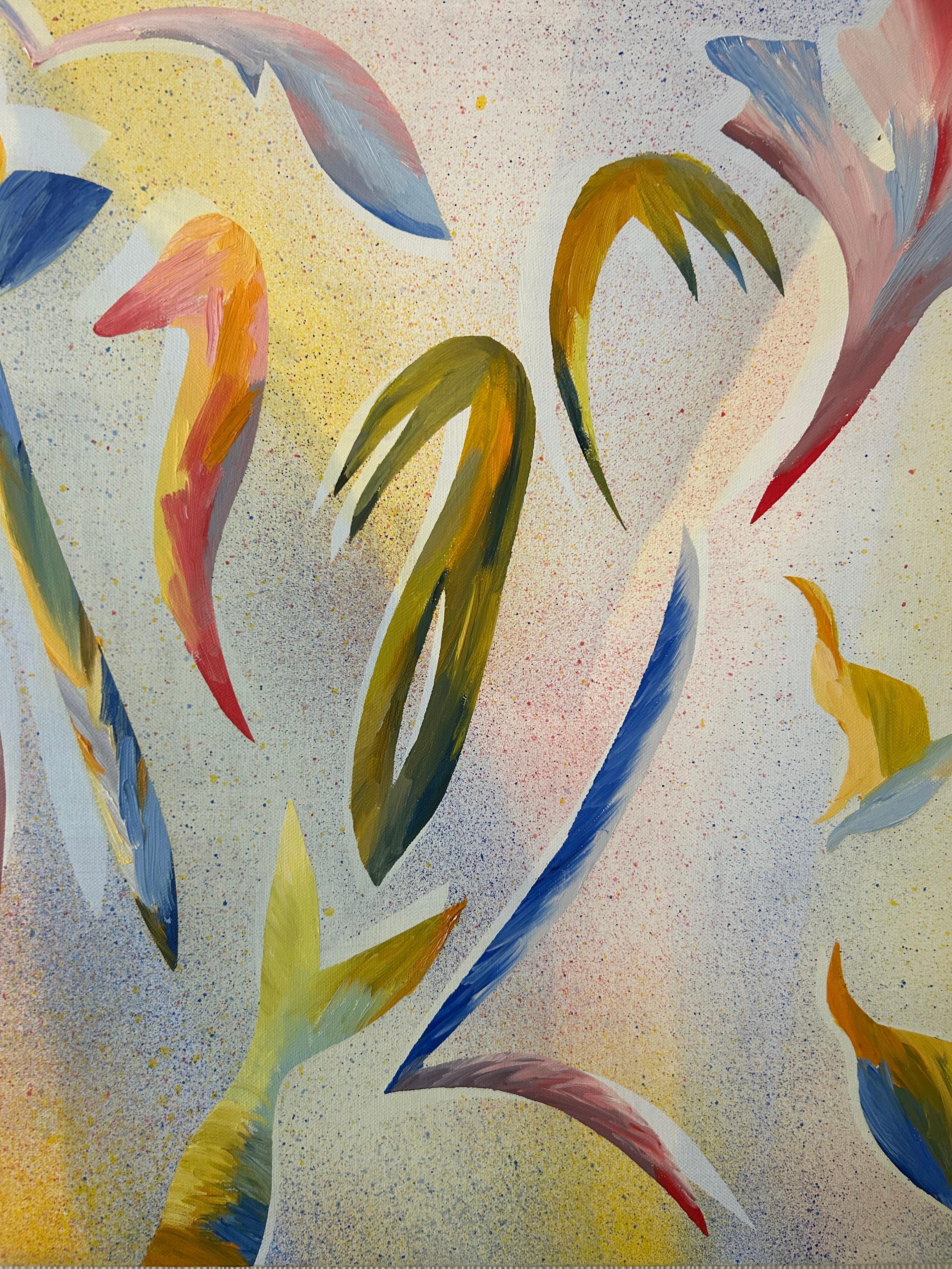 Fantasía orgánica - Abstract Painting Beige de Abi Kremer