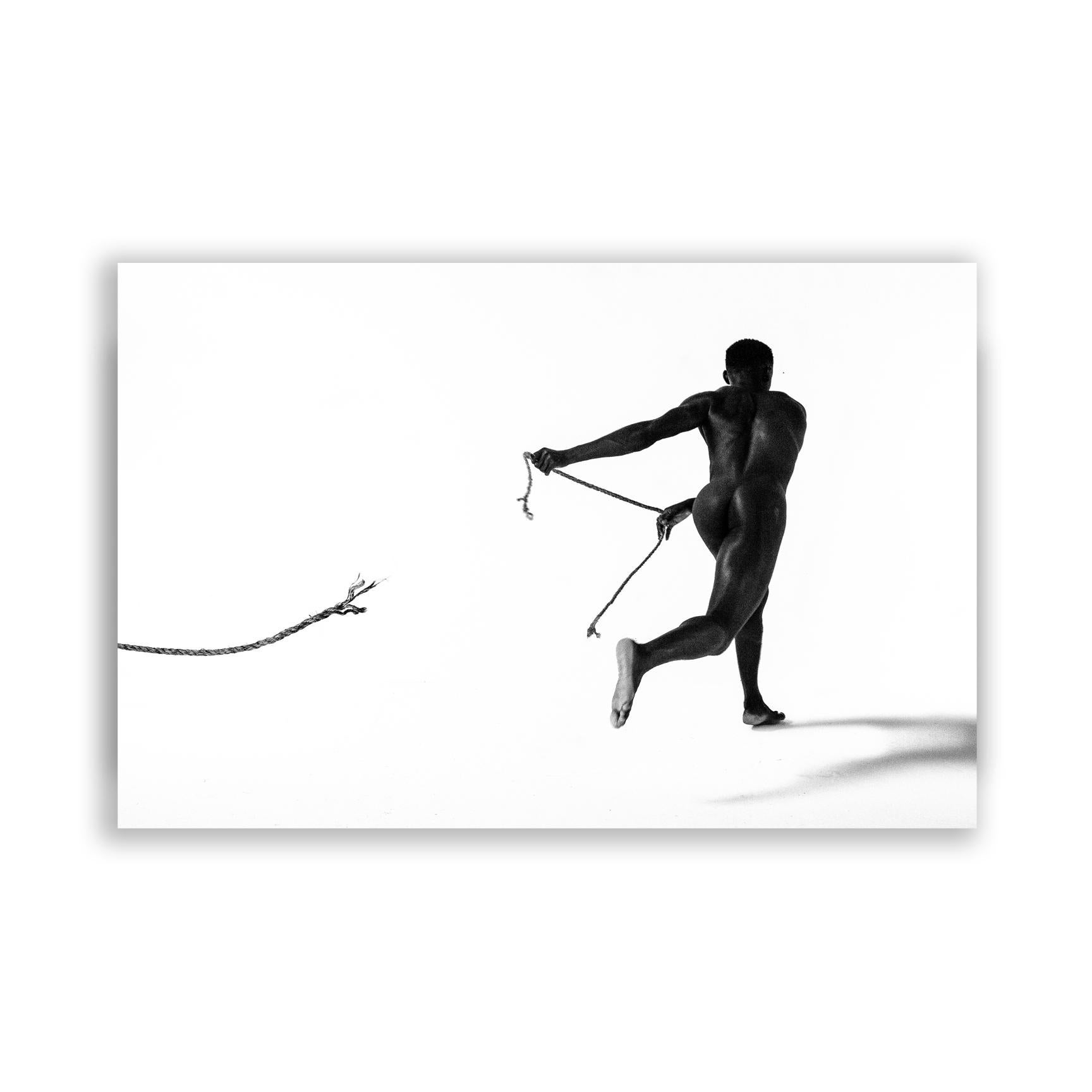 'Failure in White' Print on Hahnemüle Paper, Black White Color, by Abi Polinsky