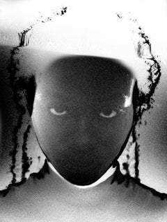 'Static' Print on Hahnemüle Paper, Black White Color Portrait, by Abi Polinsky