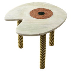 Table d'appoint en marbre Abide en vert