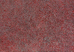 Abie Loy Kemarre "Bush Leaf Dreaming" 201x296 cm- 2015 Aboriginal Art