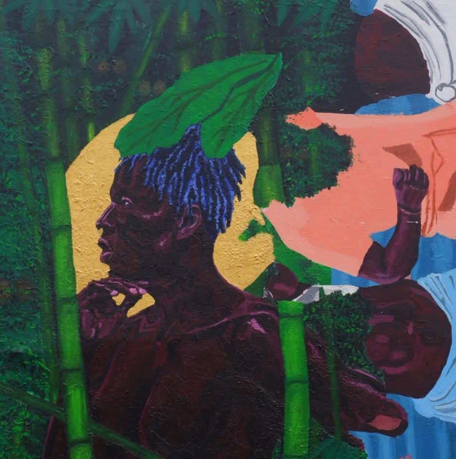 Nakedness of Truth - Painting by Abifola Olorunlana