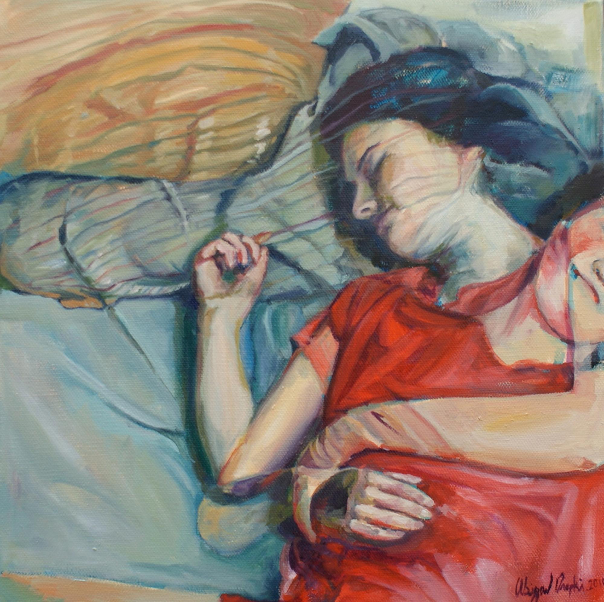 Abigail Drapkin Portrait Painting - Sleepfulness