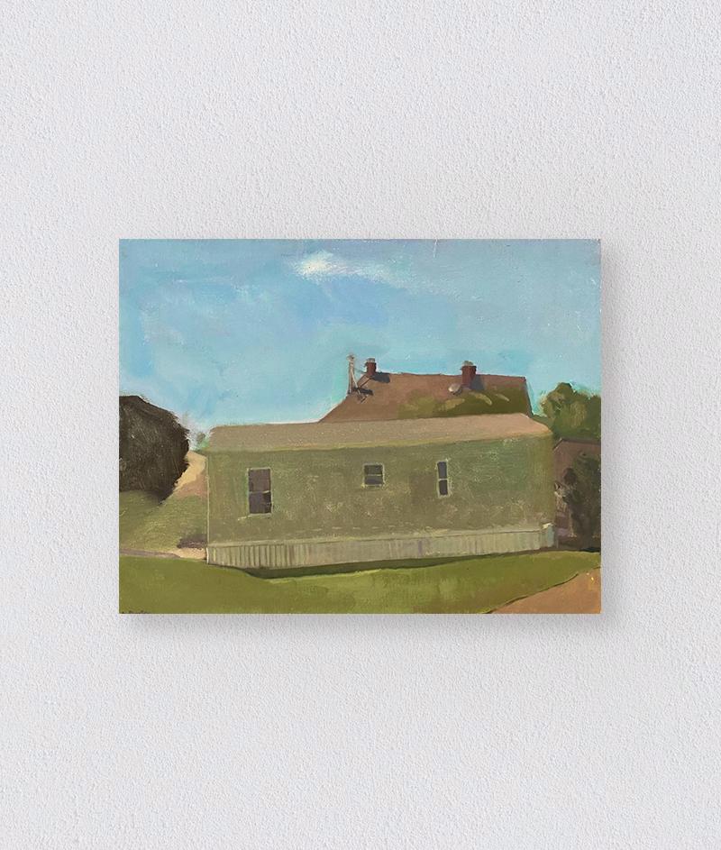 Abigail Dudley Landscape Painting - Summer Light - Impressionist Landscape Oil on Linen, 2021