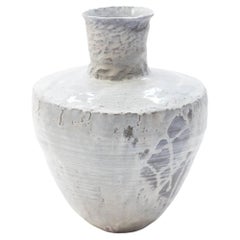 Abigail Schama Ceramics Anthracite Stoneware Decanter with Magnolia Inclusion