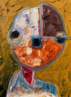12:15 - 21st Century, Contemporary, Impasto, Abstract, Africa, Divine Timing