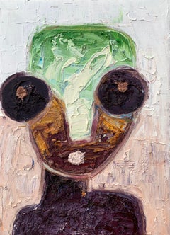 Aspetti 6 -21° secolo, Contemporaneo, Impasto, Figurativo astratto, Africa