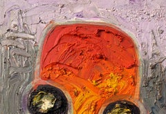 Face 2 -21st Century, Contemporary, Impasto, Abstract Figurative, Africa, People