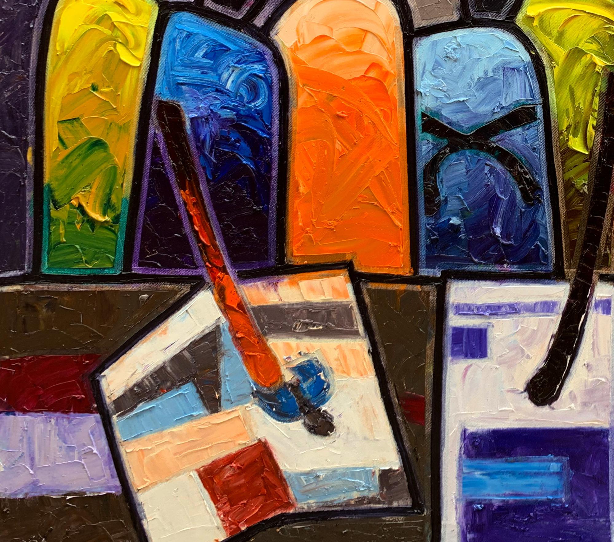 Aggiornamento notizie 2 - Figurative Painting Nero di Abiodun Nafiu Azeez