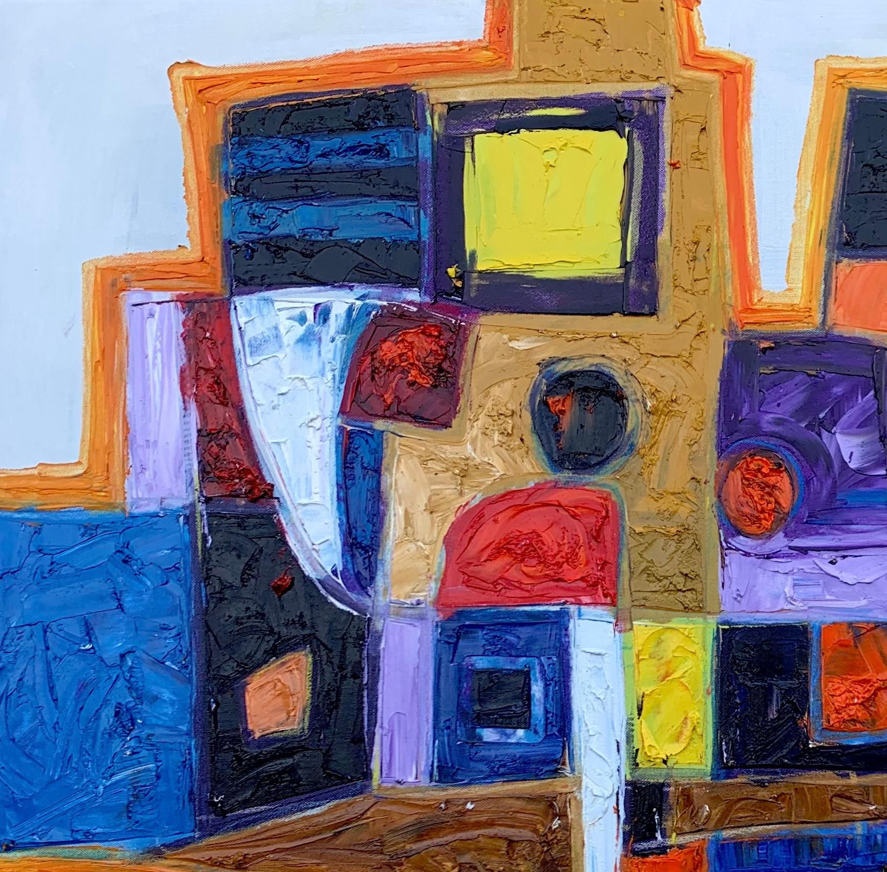 Renacimiento - Siglo XXI, Contemporáneo, Figurativo, Impasto, Impresionismo - Painting de Abiodun Nafiu Azeez