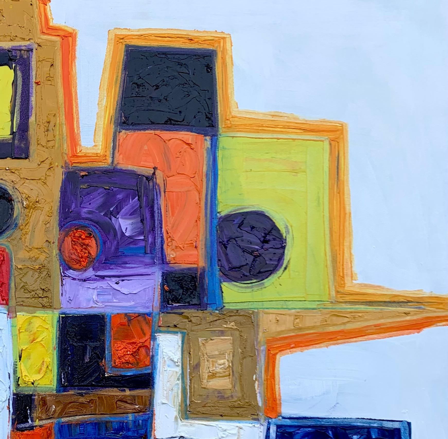 Renacimiento - Siglo XXI, Contemporáneo, Figurativo, Impasto, Impresionismo - Figurative Painting Gris de Abiodun Nafiu Azeez