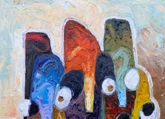 Untitled IV - 21st Century, Contemporary, Figurative, Impasto, Impressionism