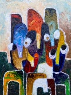 Untitled IV - 21st Century, Contemporary, Figurative, Impasto, Impressionism