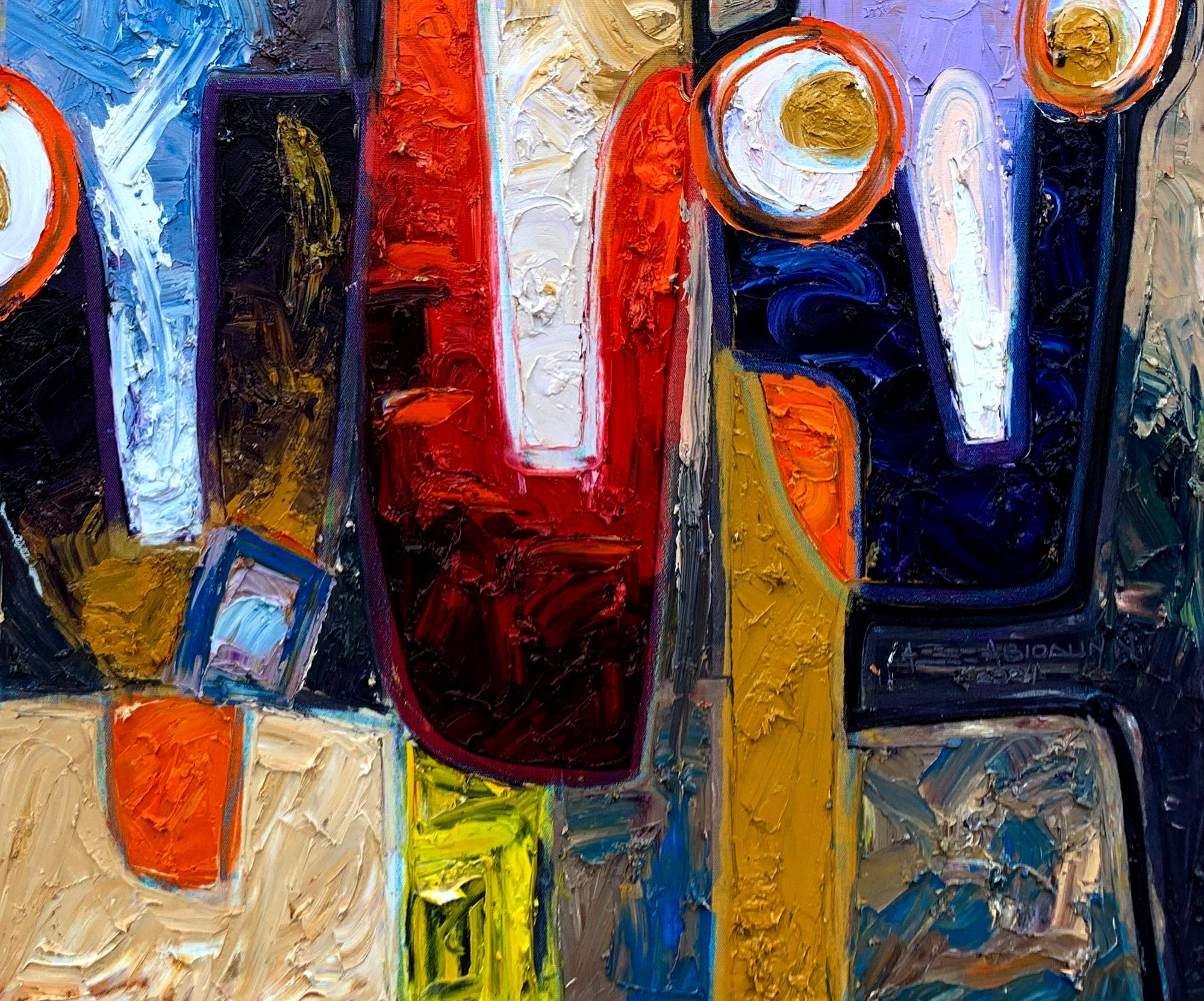 Sin título V - Siglo XXI, Contemporáneo, Figurativo, Impasto, Impresionismo en venta 1