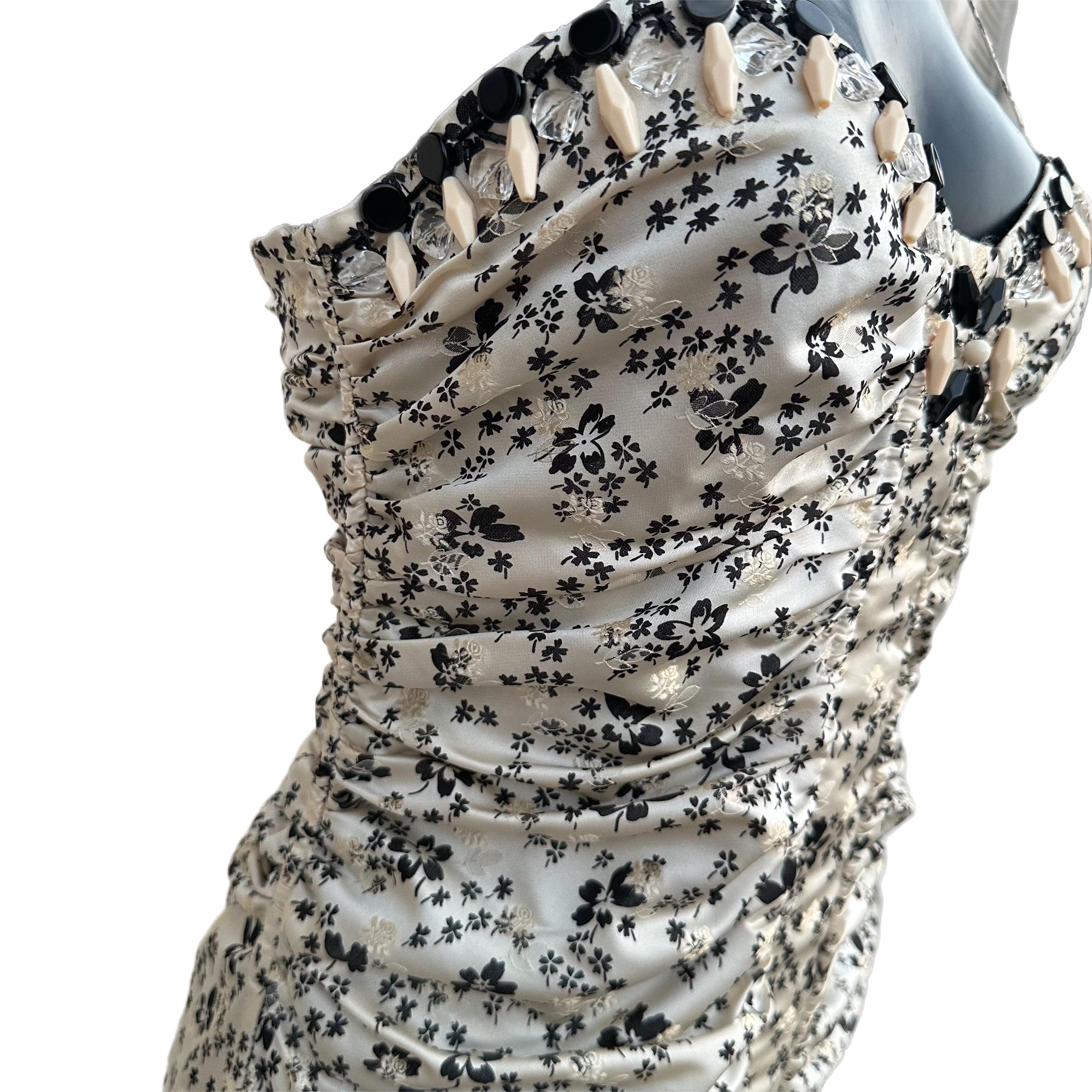 Abito Blumarine vintage con pietre e ricami 5