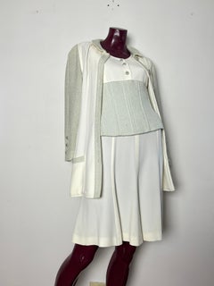 abito chanel con spolverino e bustino anni 90
