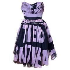 Abito con tul Moschino Jeremy Scott nuovo con cartellino