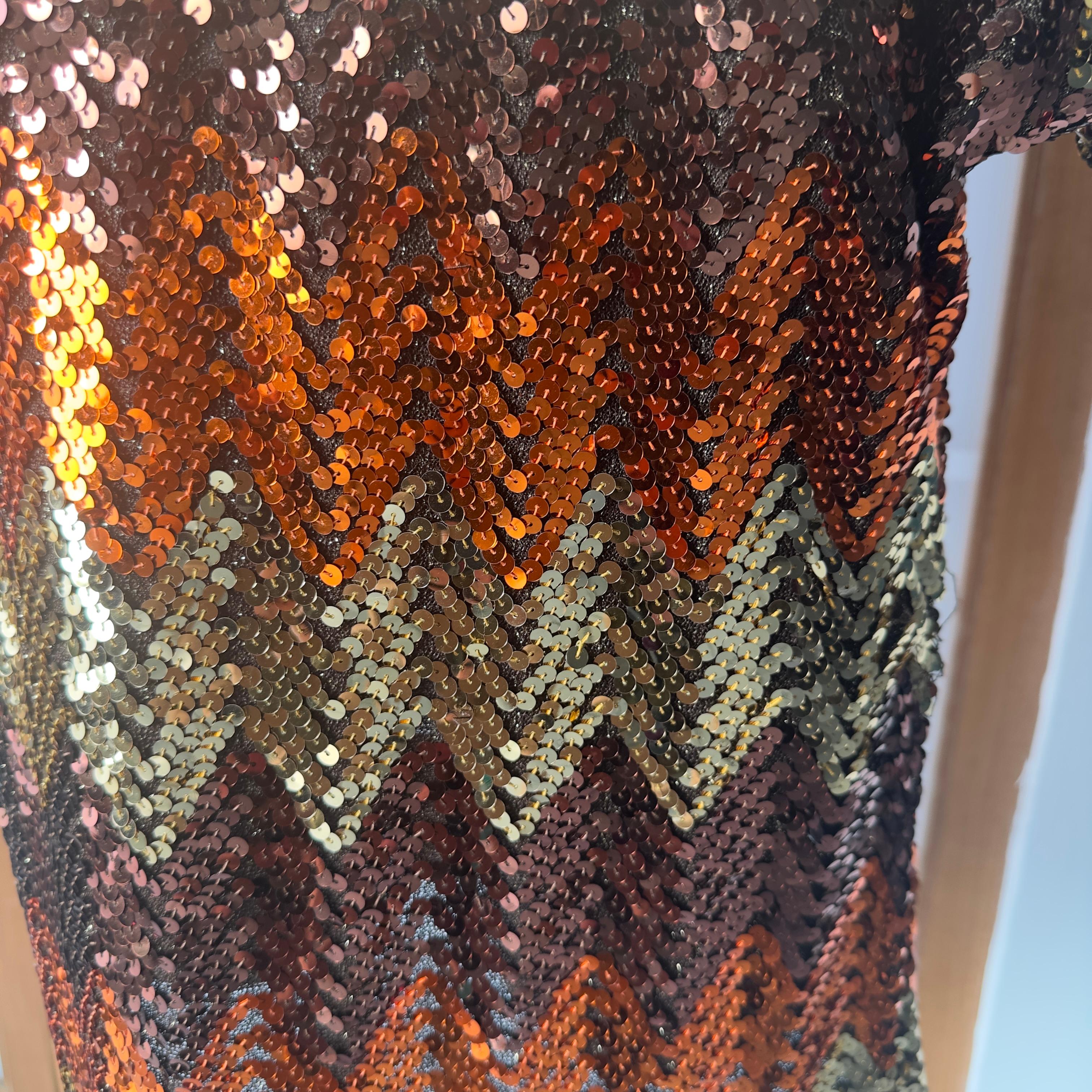 Abito in pailettes Gianni Versace per Genny anni 80 in vendita 5