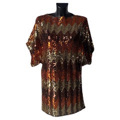 Gianni Versace sequin dress for Genny 1980s