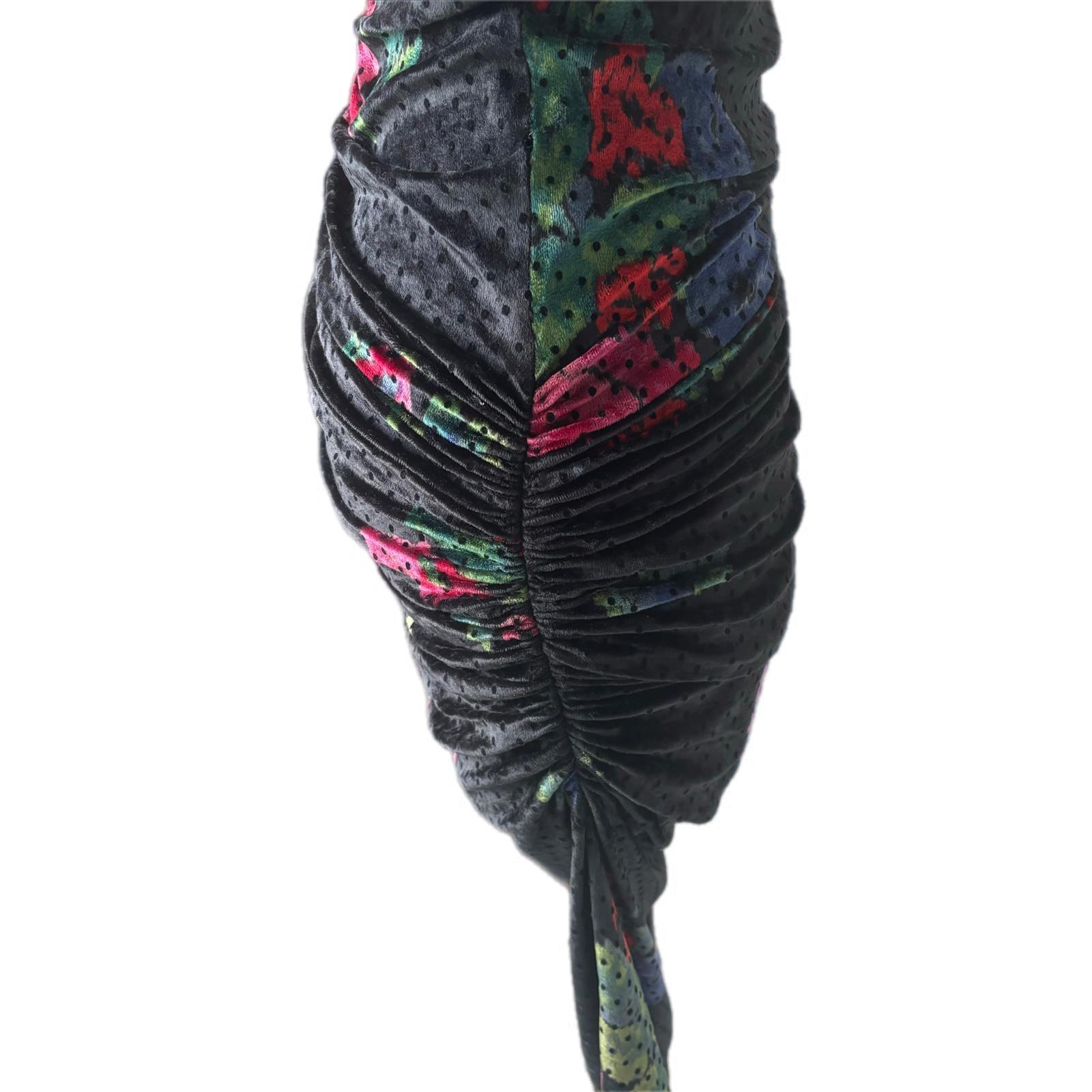 Abito Lanvin Paris in velluto In Excellent Condition In Basaluzzo, IT