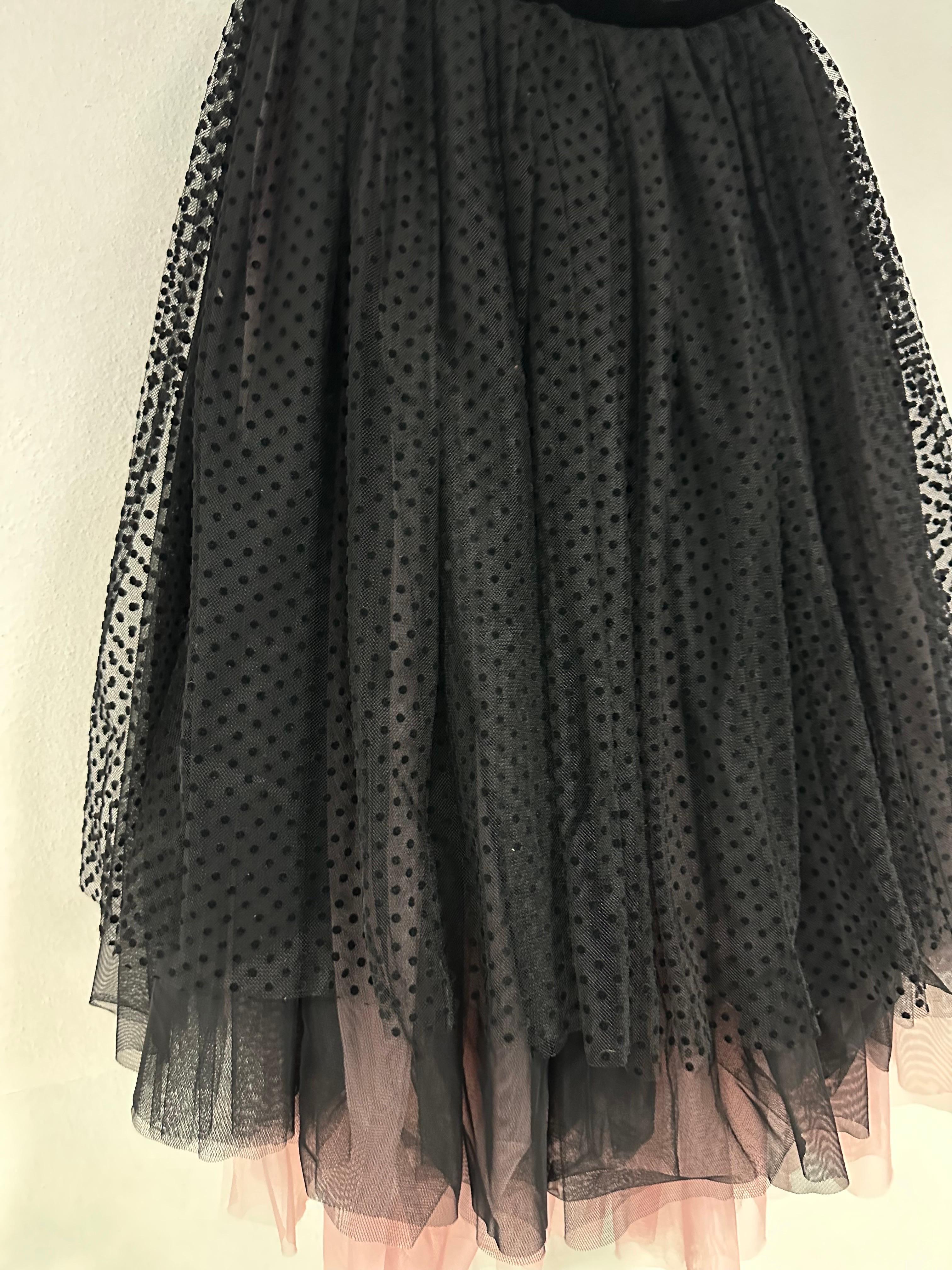 Black Abito Moschino Couture nuovo con cartellino  For Sale
