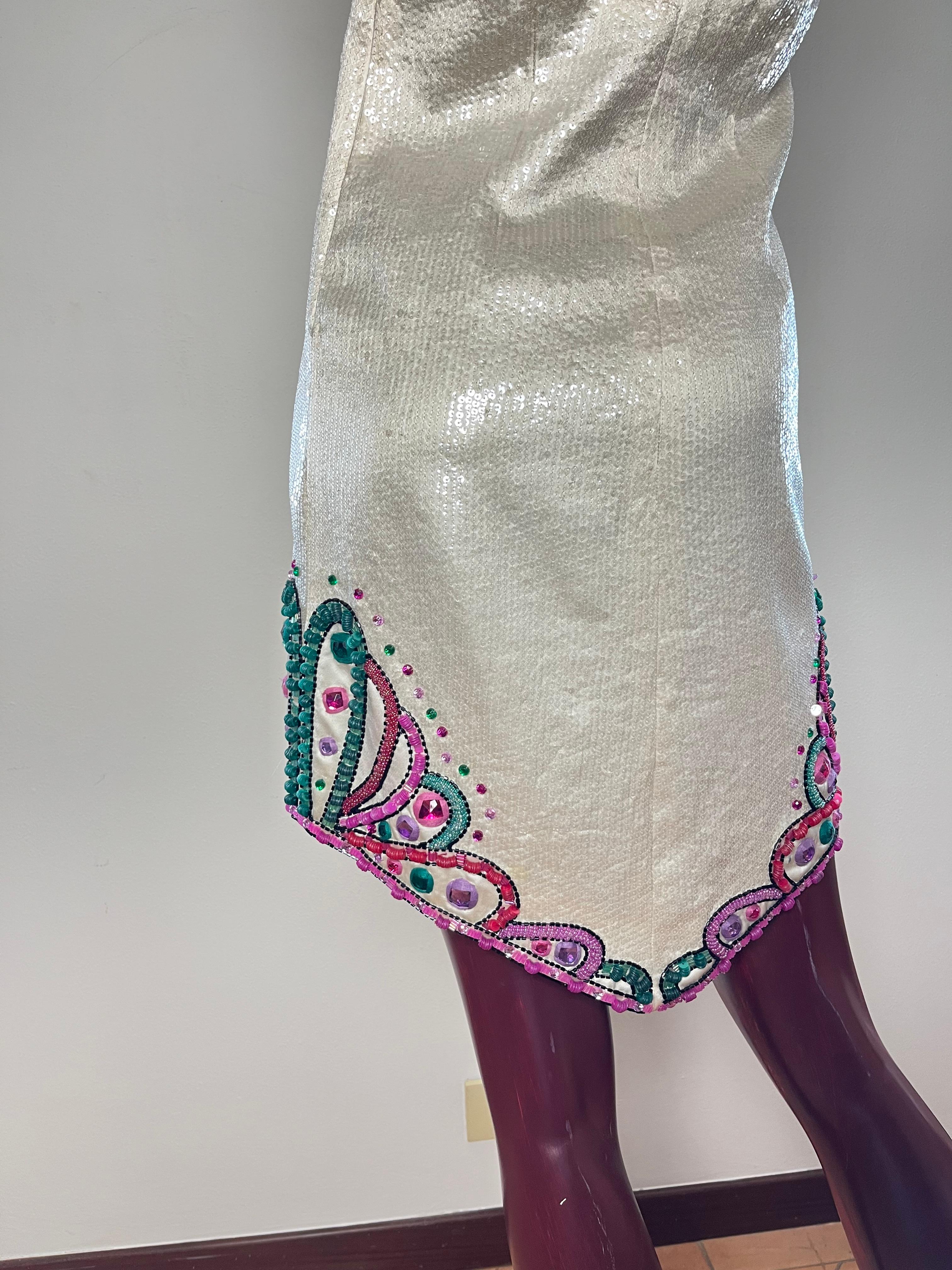 abito pucci paillettes creato da Williamson per Pucci 2007 in vendita 1