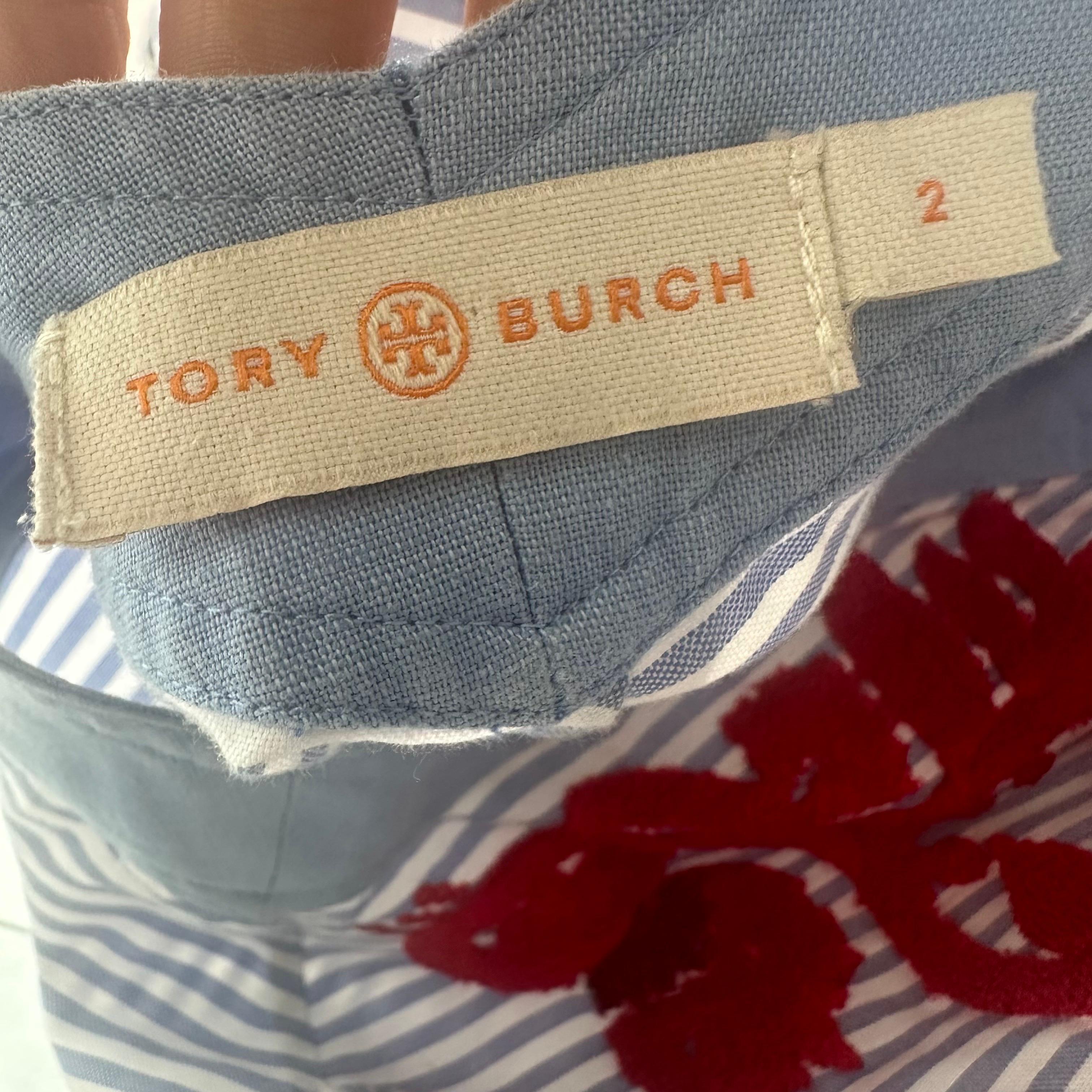 Abito Tory Burch mit Anwendung pari al nuovo im Angebot 10