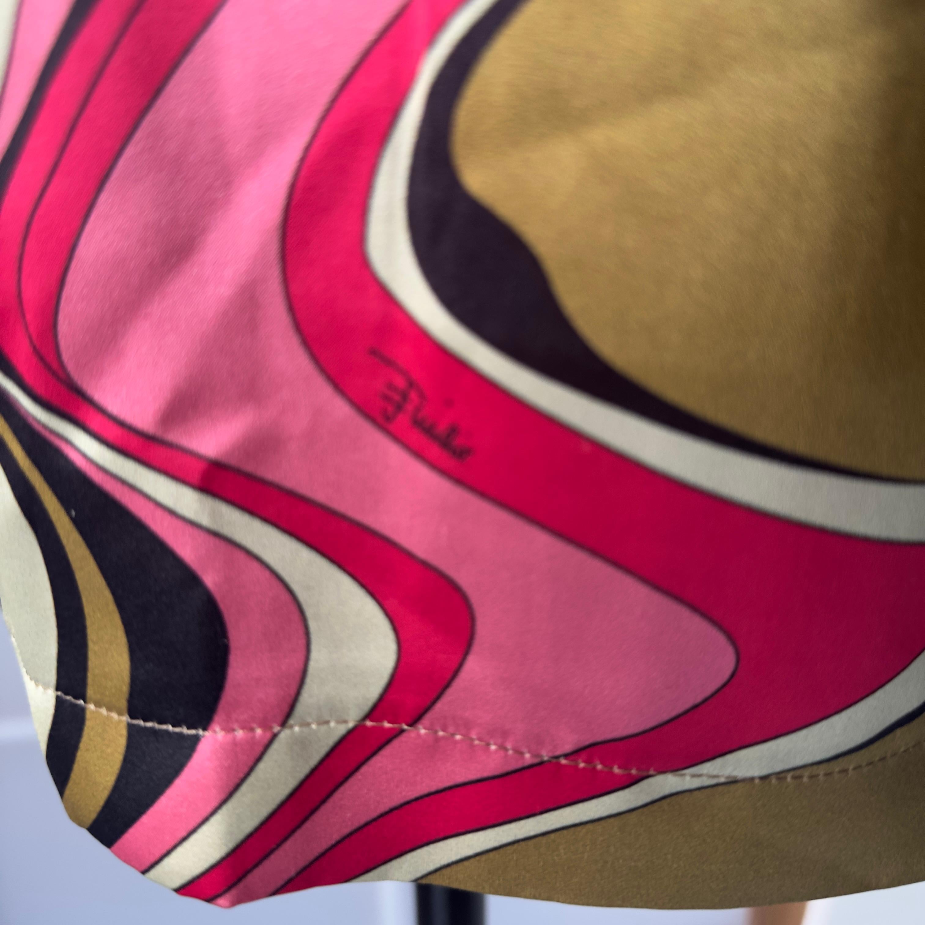 Abito vintage Emilio Pucci in seta stampata, Anni 2000, pari al nuovo in vendita 1
