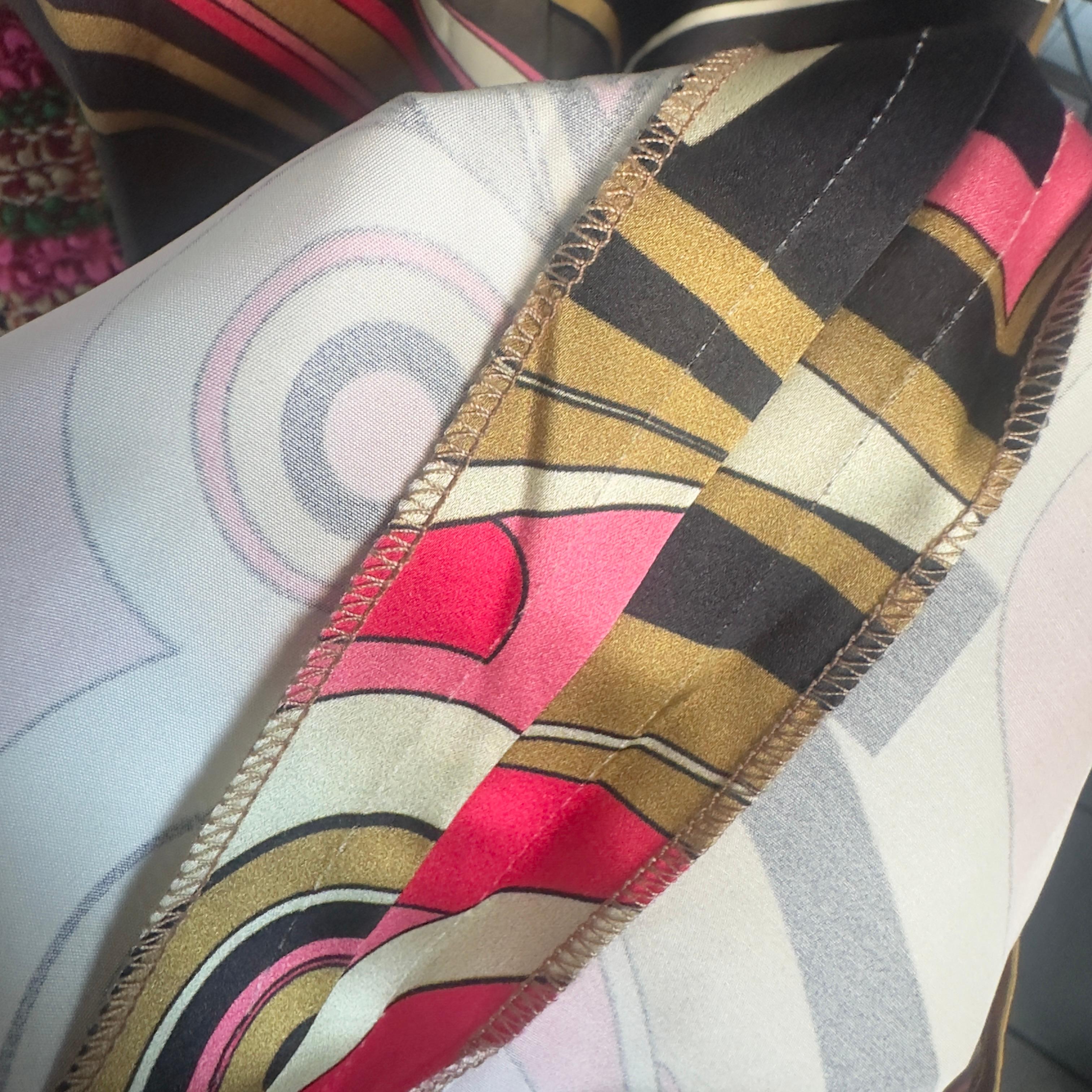 Abito vintage Emilio Pucci in seta stampata, Anni 2000, pari al nuovo in vendita 3