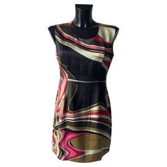 Abito vintage Emilio Pucci in seta stampata, Anni 2000, pari al nuovo