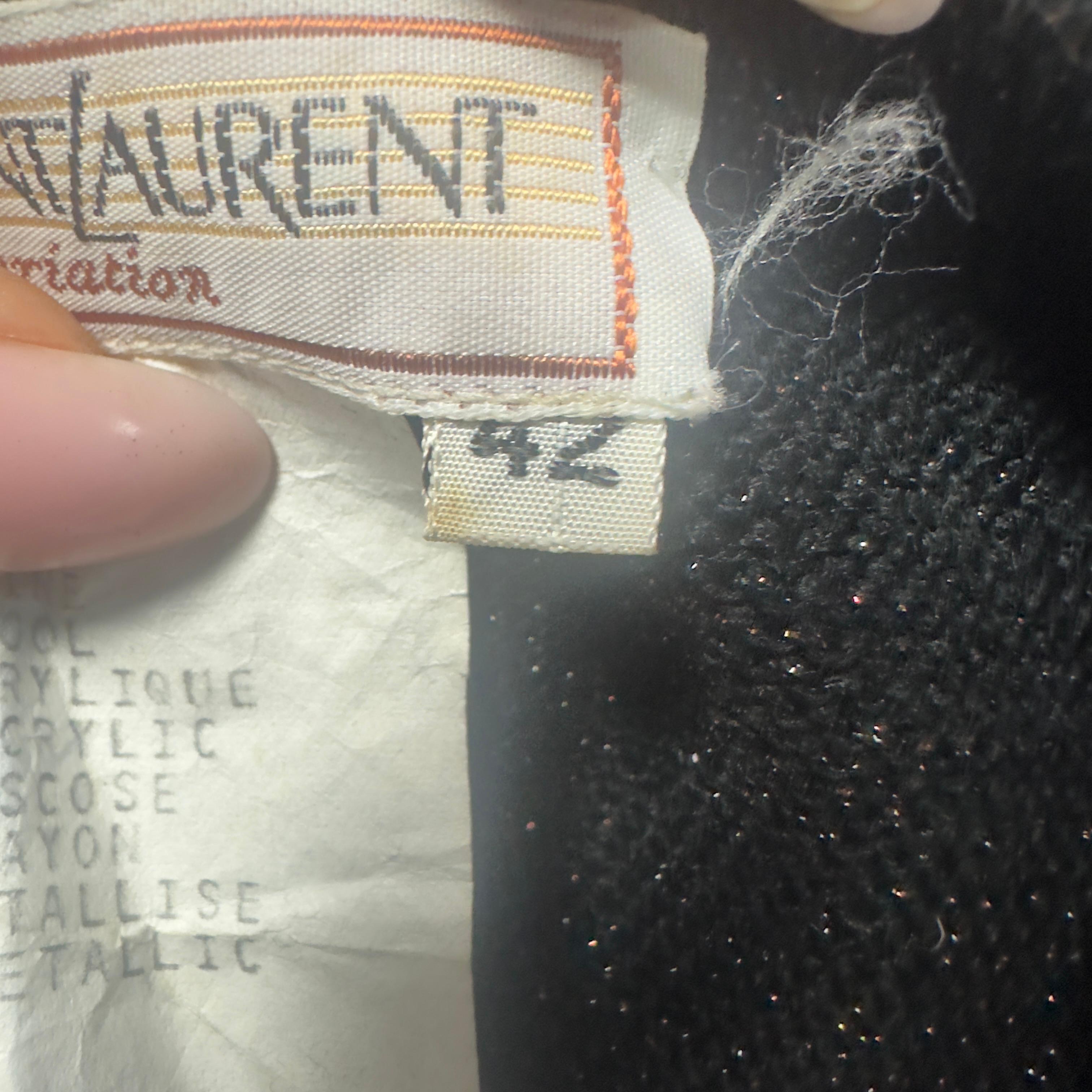 Yves Saint Laurent 1980s vestido nunca usado en venta 6