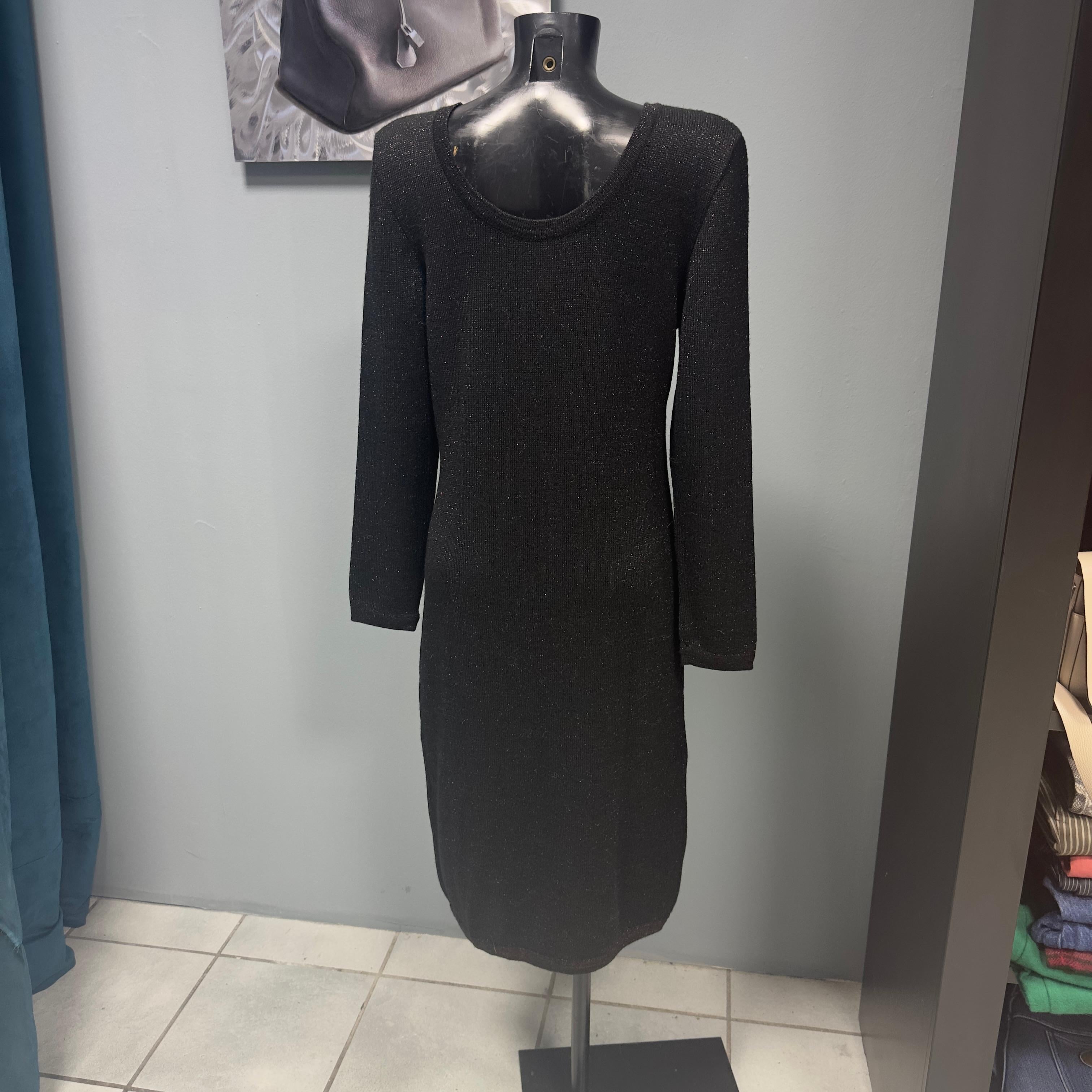 Yves Saint Laurent 1980s vestido nunca usado Black en venta