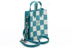 Abloh Vuitton NIB Mini Sac Plat Checkers